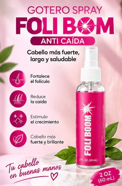 GOTERO SPRAY FOLI BOOM ANTI CAÍDA 2 OZ