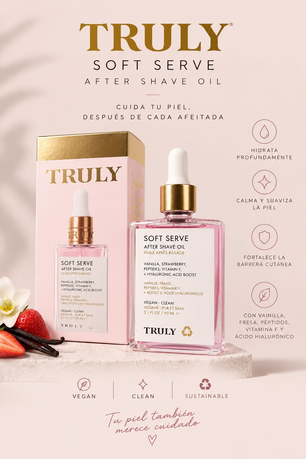 RULY ROSADO Y CAJA DE PROTECCIÓN ACEITE INTIMO ACLARANTE VIRAL AMAZON